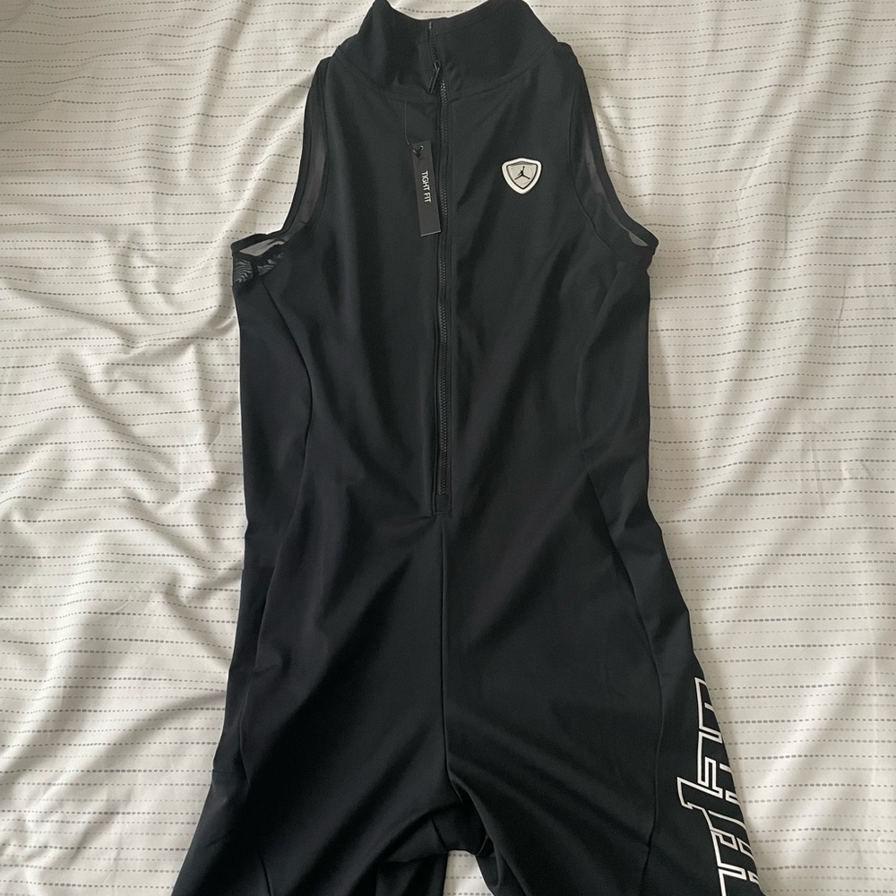 NWT Jordan Black Tight Romper